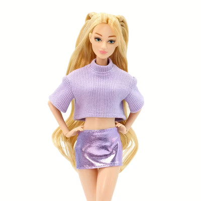 Defa Lucy Studio (DL139)Beauty Doll w/Fashion Outfit Blond Lavendar NRFB/Shipper