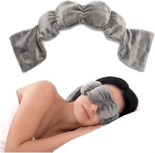 Gentle Sleep Mask, Pressure for Light Blocking  Cooling Comfort, Strap-Free for