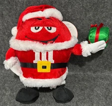 NWT 12" Animated RED M&Ms Christmas Side Stepper "Sexy and I Know It" 2014 Gemmy
