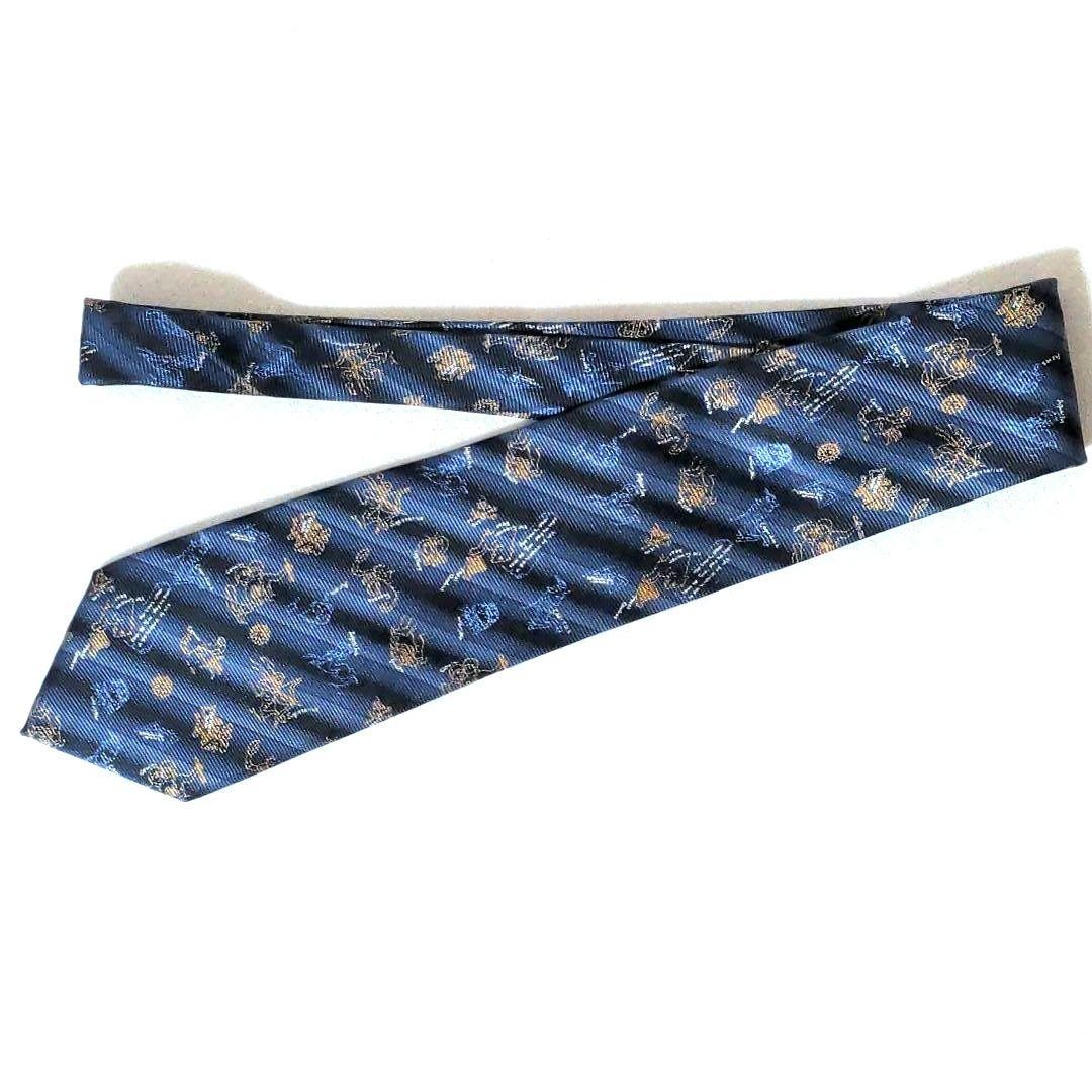 Constellation Pattern Necktie Stylish Star Sign D… - image 2