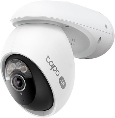 Tapo C560WS 4K 360° WLAN-Überwachungskamera für außen, Wi-Fi 6 Dual-Band, Farbna