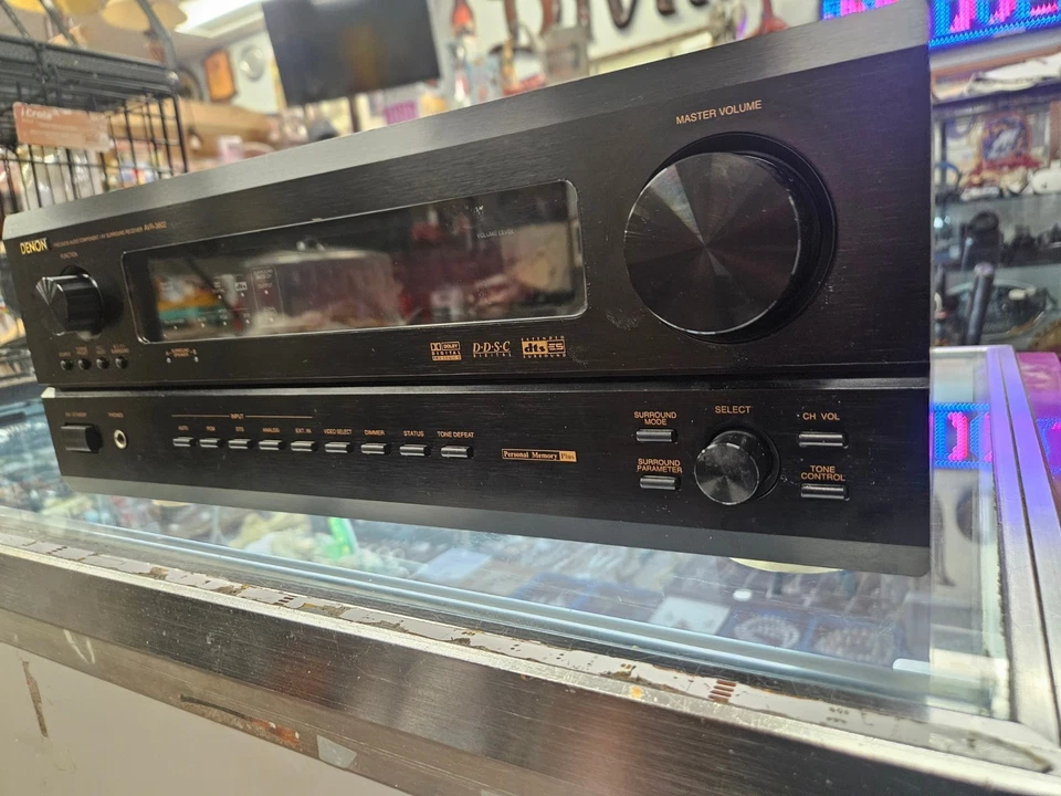 DENON AVR-3802 AV SURROUND RECEIVER AMPLIFIER ONLY 7.1 CHANNEL- W/ REMOTE BUNDLE - Image 3 of 4