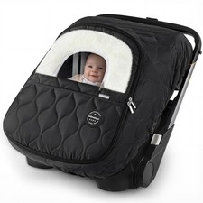 Winter Baby Car Seat Cover, Waterproof, Windproof Warm Fleece Breathable with...