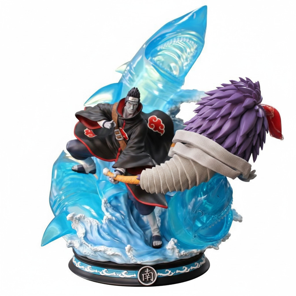 Naruto Akatsuki Kisame Hoshigaki Figura 36cm Statua Anime Modello Collezione