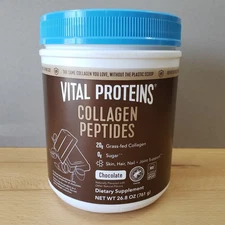 Vital Proteins Collagen Peptides Powder Chocolate 26.8 oz -Exp 1/26 Sealed