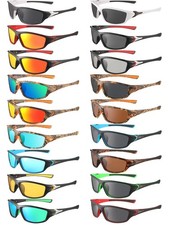 18 Pairs Polarized Sport Sunglasses for Men Bulk Multipack Fit over Sunglasse...