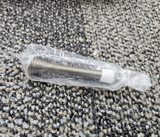QTY 40 Spring Door Stop 3-3/8" Flexible Heavy Duty Stopper Silver White