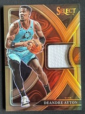 Deandre Ayton 2022-23 Panini Select Selective Swatches Jersey Bronze /49 #SS-DA