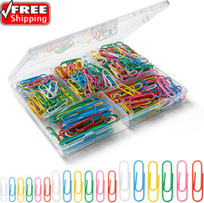 Paper Clips Assorted Sizes, Cute Colored Paper Clip for Office Supplies,Small Me