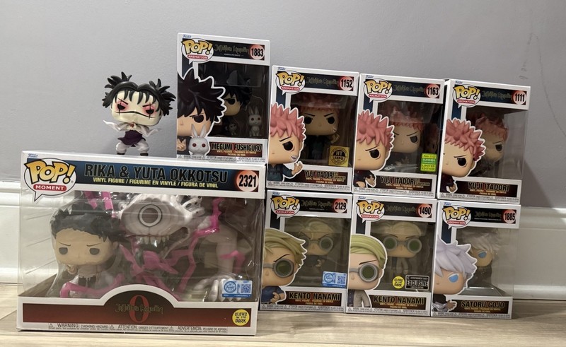 JUJUTSU KAISEN FUNKO POP LOT OF 9