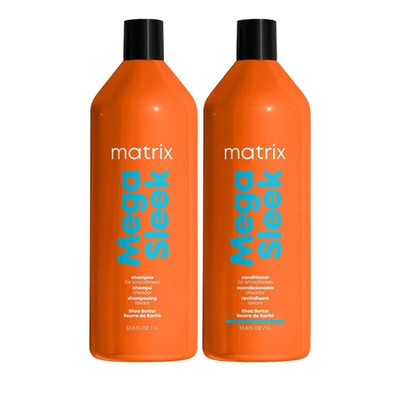 Matrix Total Results Mega Sleek Shampoo and Conditioner Duo 33.8 fl oz / 1 Liter