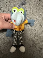 Vintage Gonzo Jim Henson Plush Bean Bag Doll Muppets Sababa Toys 8 inch