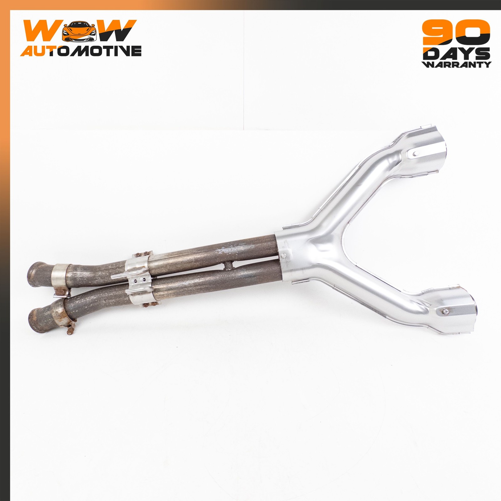 06-16 ASTON MARTIN V8 VANTAGE 4.3L ENGINE MOTOR EXHAUST SYSTEM CENTER PIPE OEM