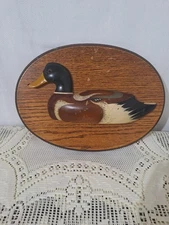 Wooden Wall Plaque – Duck Design – Rustic Decor