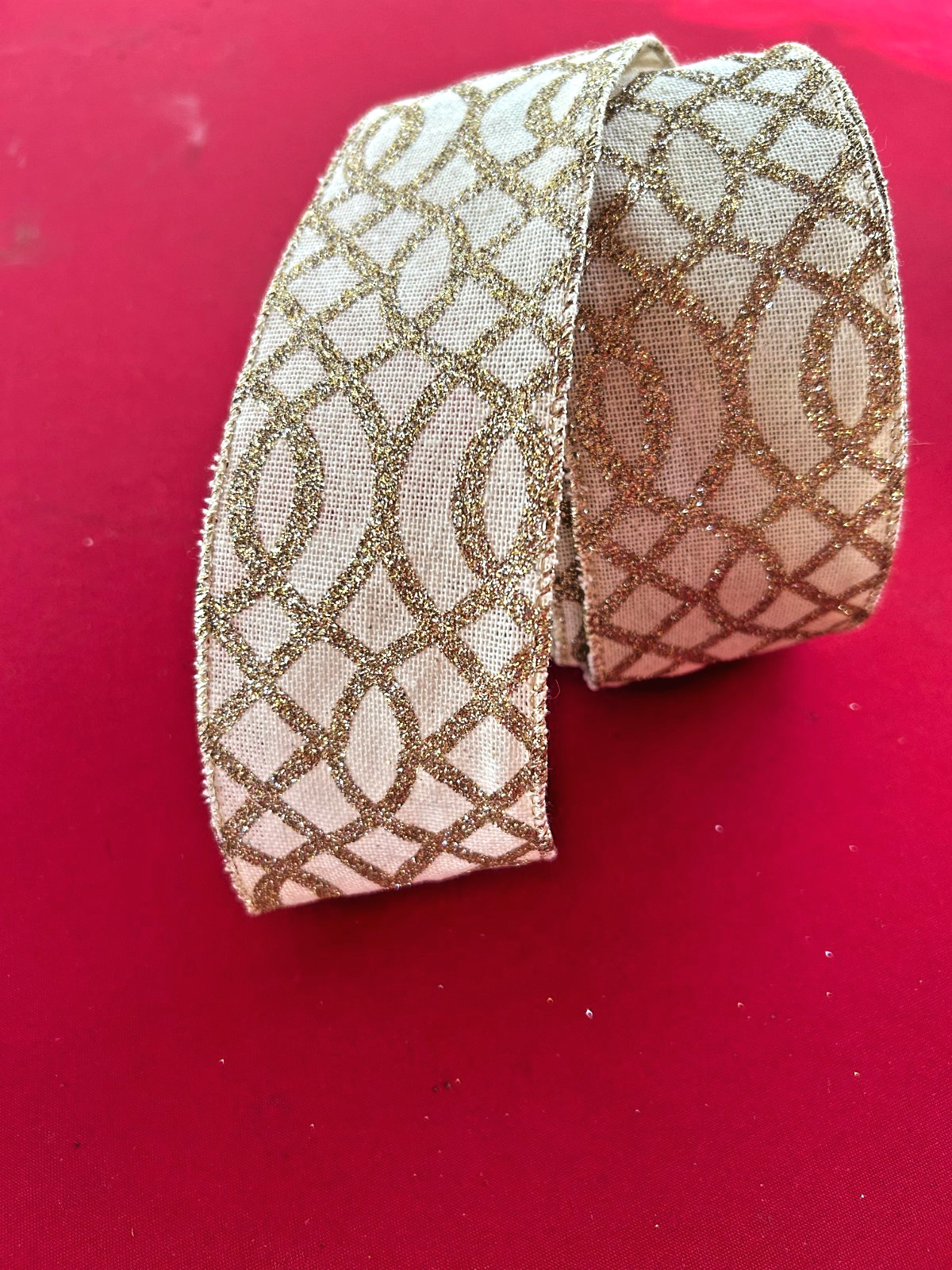 Gold glitter swirls
