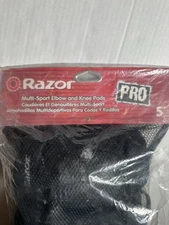Brand New Razor Pro Multi Sport Elbow and Knee Pads Hard Shell 5+ Youth 