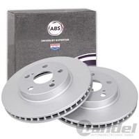 2X A.B.S. Bremsscheiben 255Mm Vorne Passend FüR Toyota Celica