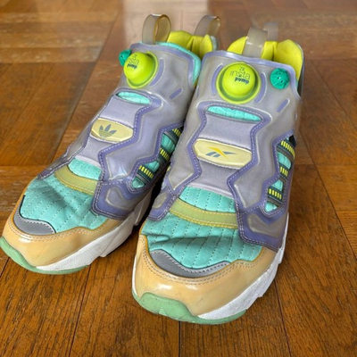 #ad Reebok Men’s ZX Fury Pump Sneakers US 9.5 Limited Used Works Fine $105.29