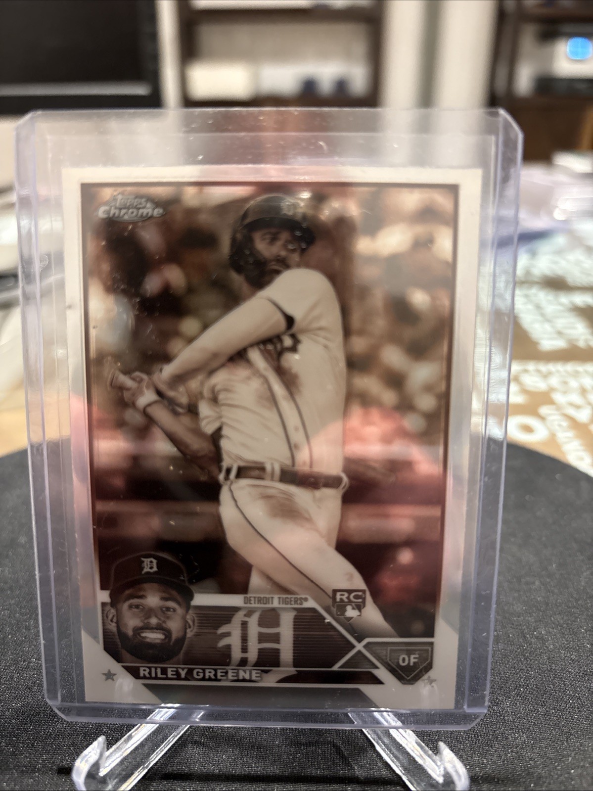 2023 Topps Chrome - Riley Greene #182 Sepia Refractor (RC)