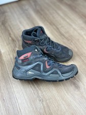 LOWA Bora GTX QC Ws Suede Gore-Tex Hiking Boots Grey/Pink