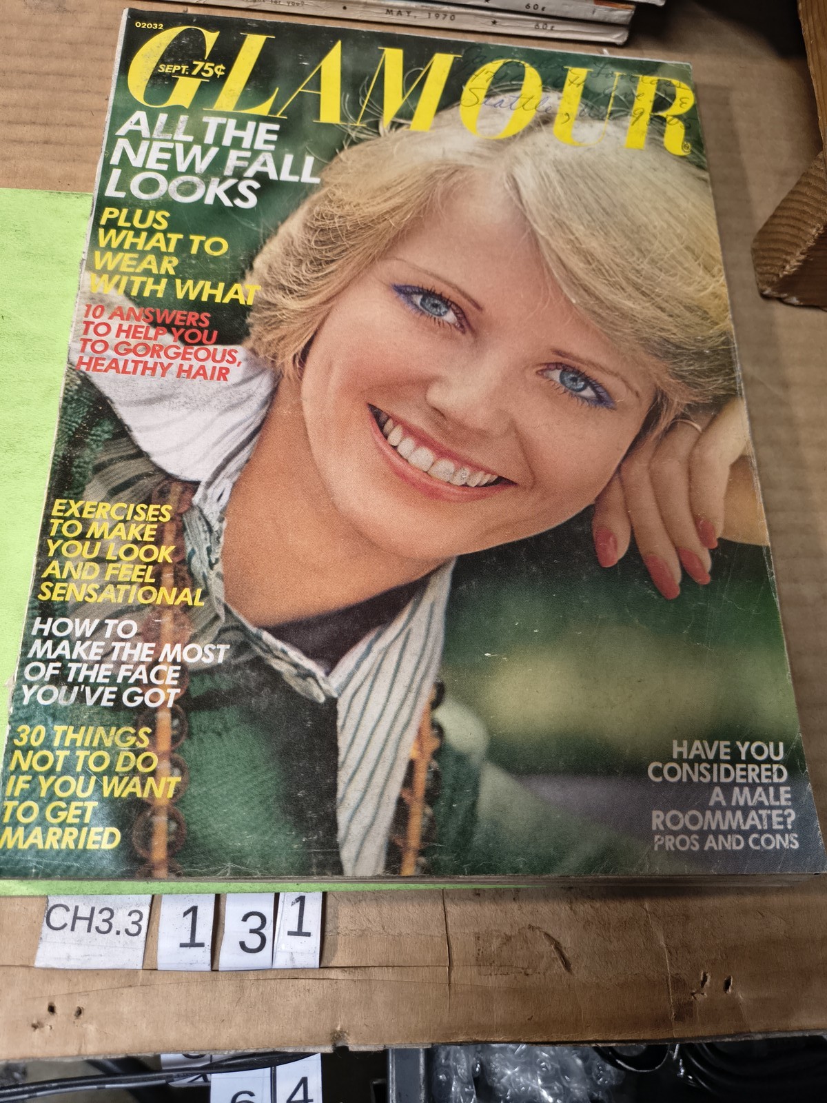 Glamour September 1973 - Big Fall Fashion Issue Beauty 1970s Women Mod