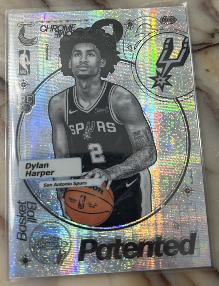 Dylan Harper (RC) 2025-26 Topps Chrome Case Hit SSP Patented San Antonio Spurs