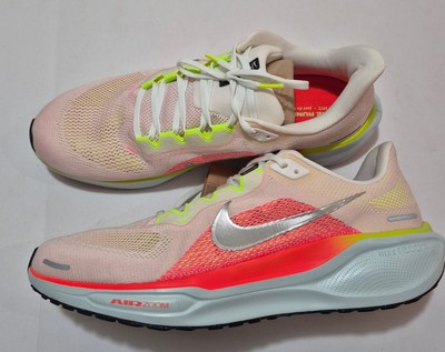 Nike Pegasus 41 White Bright Crimson Men Road Running Jogging  FD2722-100 Sz 14