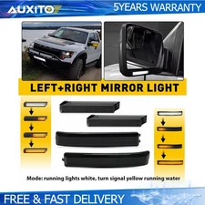 4PCS Sequential LED Side Mirror Turn Signal Lights For 2009 2010-2014 Ford F-150
