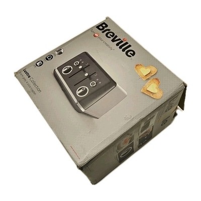Breville Toaster 4 Scheiben LUSTRA STORM GRAU Brandneu im Karton - BOX BESCHÄDIGT 