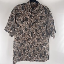 Tori Richard Hawaiian Shirt Mens Large Short Sleeve Button Up Cotton Lawn