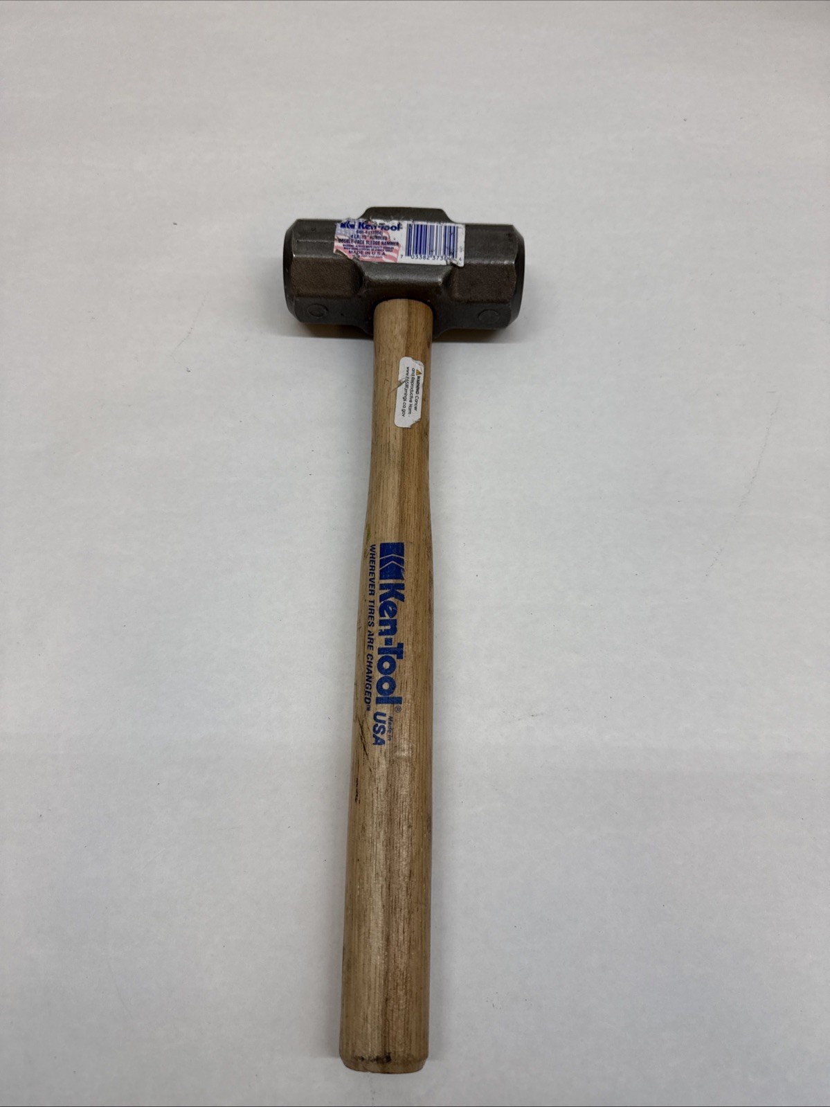 Ken-Tool 37304 Double-Faced 84H-4 Engineer Sledge Hammer, 4 lb Head, 15" Handle