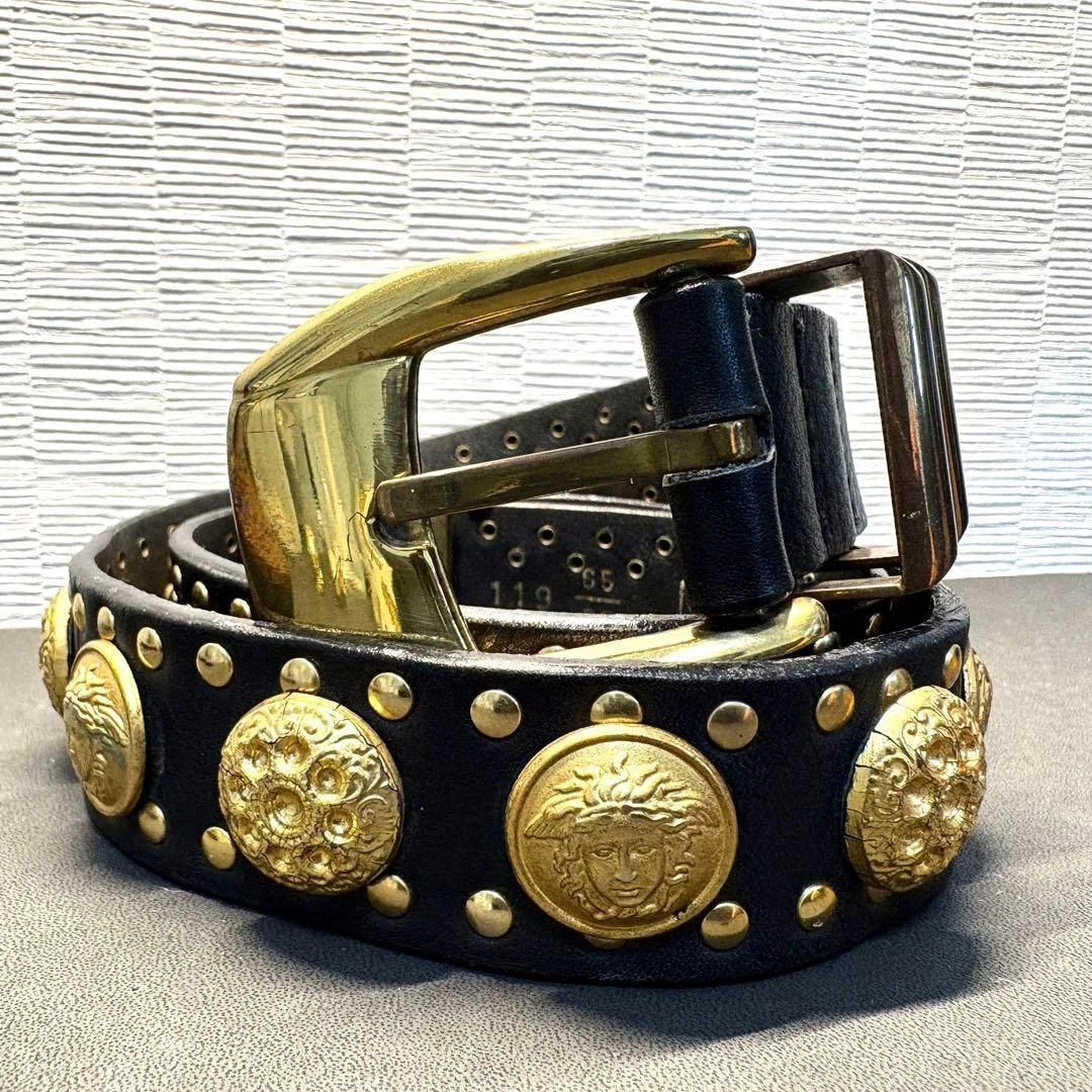 Versace Studded Belts for Men for sale | eBay
