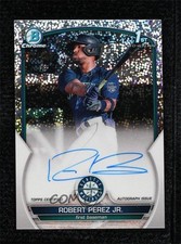 2023 Bowman Chrome Prospect Speckle Refractor /299 Robert Perez Jr Auto 1gk6
