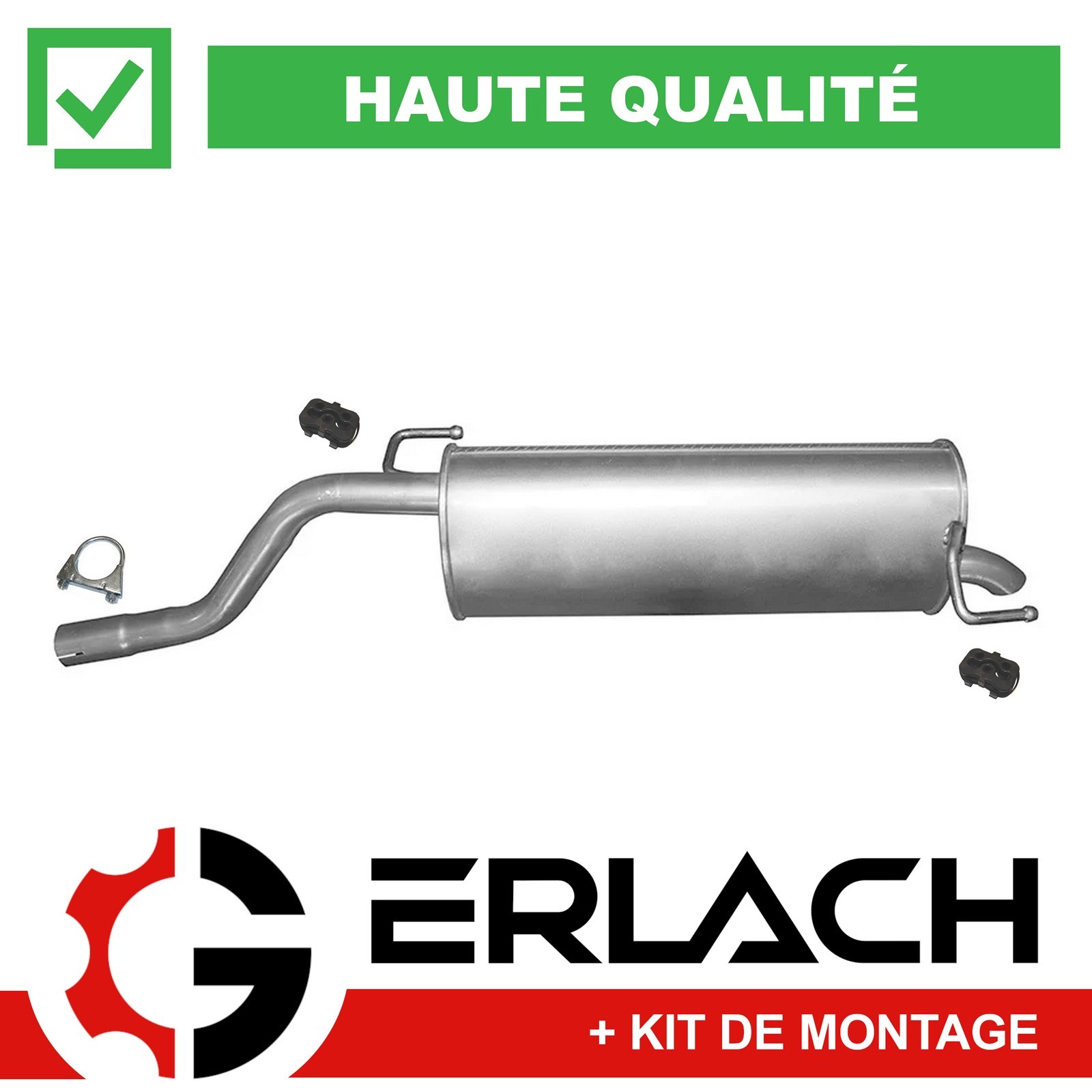 Silencieux arrière Fiat 500L 1.4 pot échappement de rechange homologué 10684