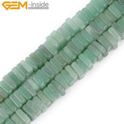 Assorted Aventurine Jade Beads - Natural Spacer Disc Cube Jewellery Making - Picture 13 of 50