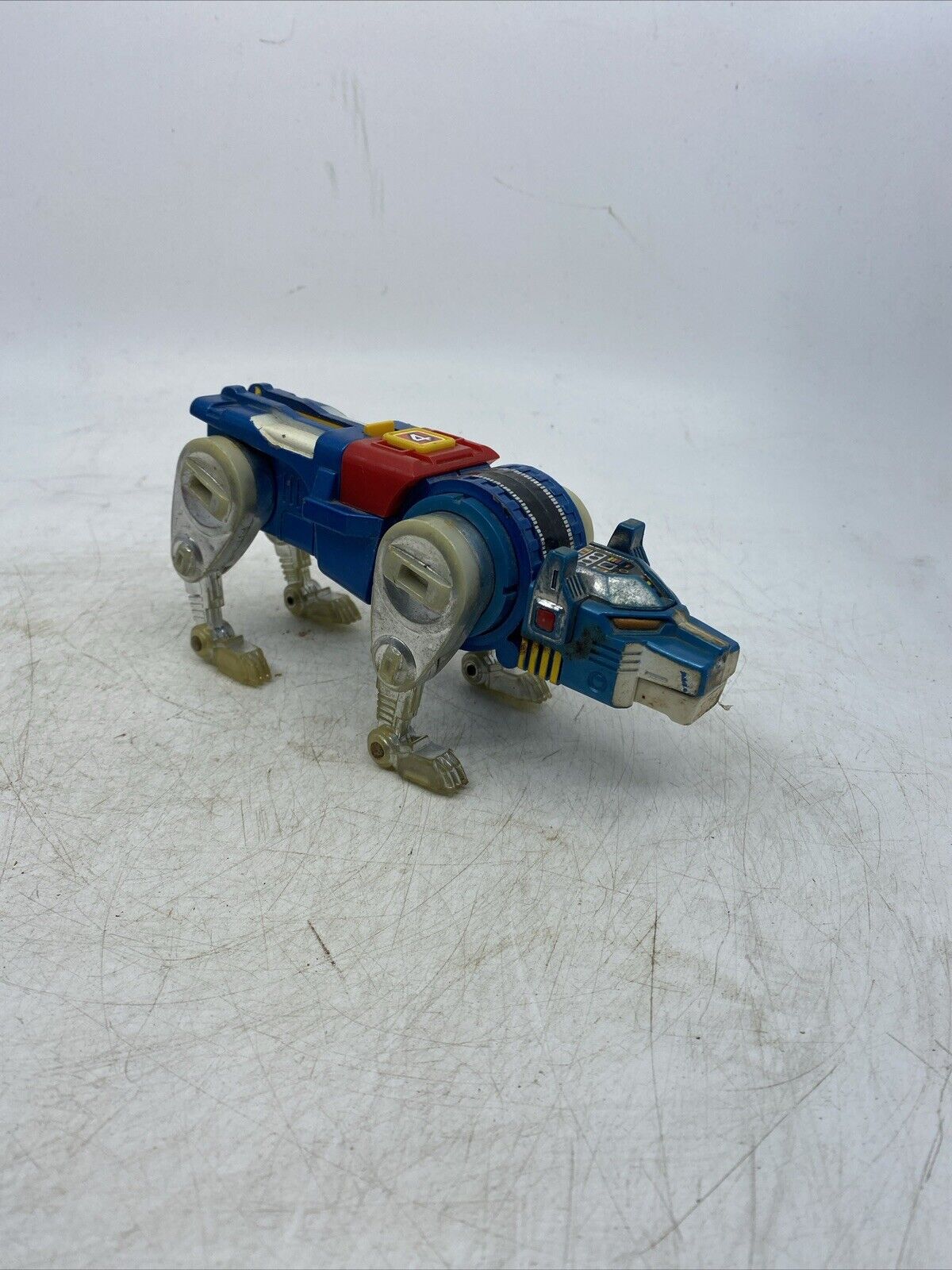 Vintage Chogokin 1981 Voltron BLUE LION GOLION No Tail or Accessories As Is