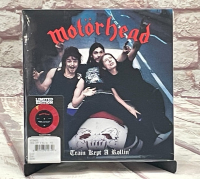 Motorhead - Train Kept A Rollin'' 7 in Limited Edition 45 RPM Red Vinyl - Sealed