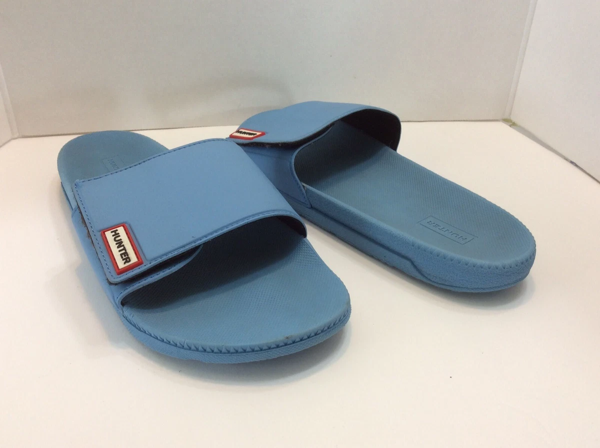 Hunter Women’s Light Blue Casual Slides Sandals size 11 Men main image 2