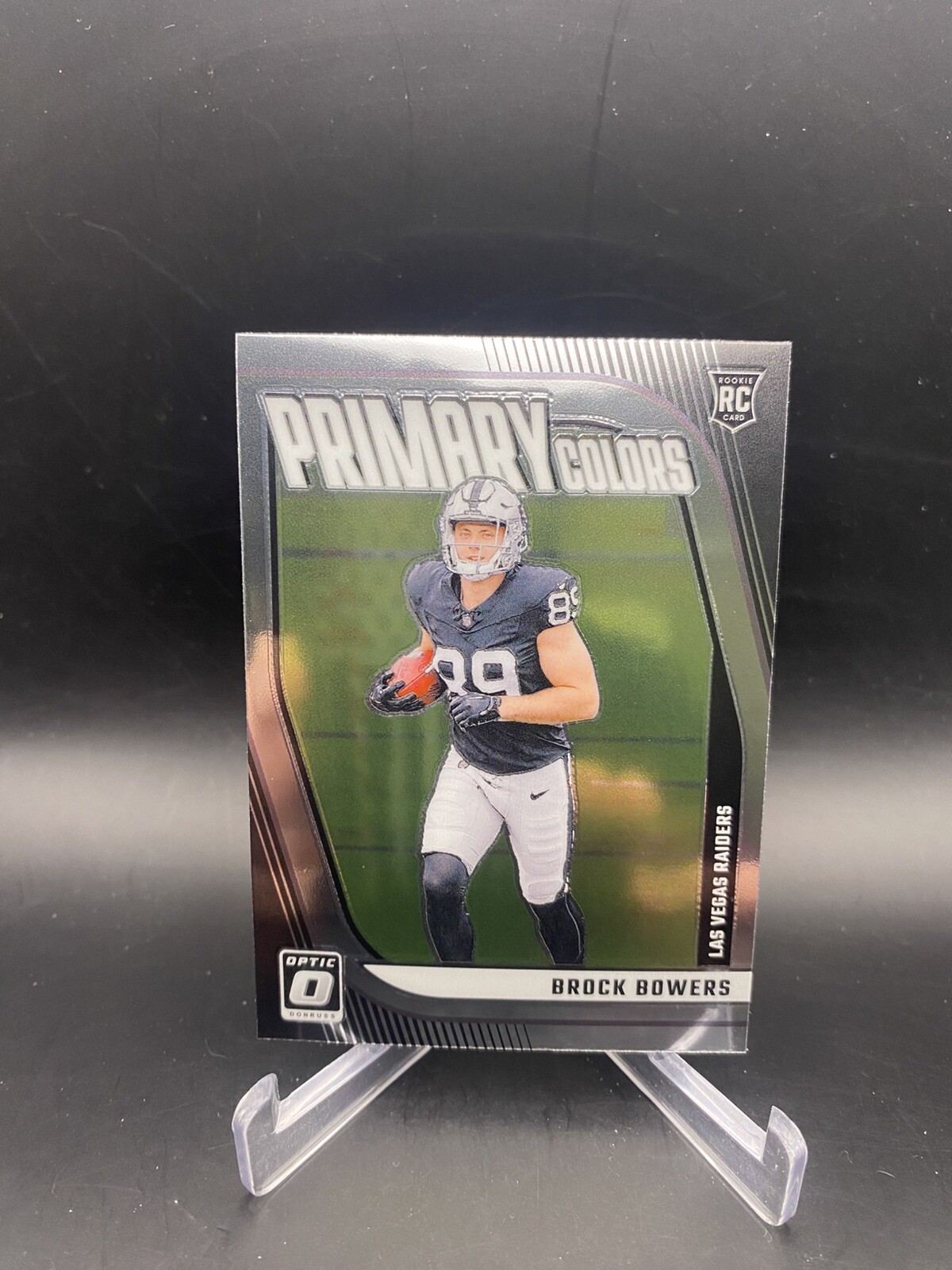 2024 Donruss Optic - Brock Bowers Primary Colors - Rookie Card Insert RC #8