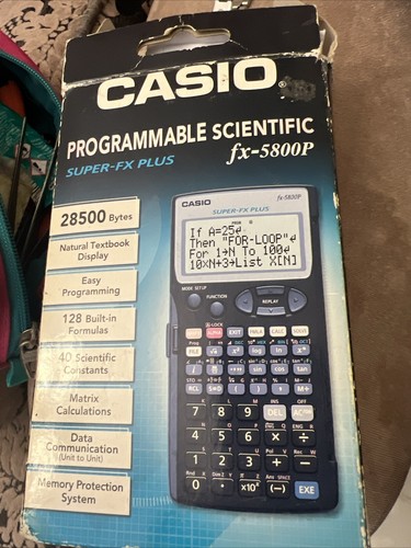 Casio calculator fx-5800P/office/portable/engineering