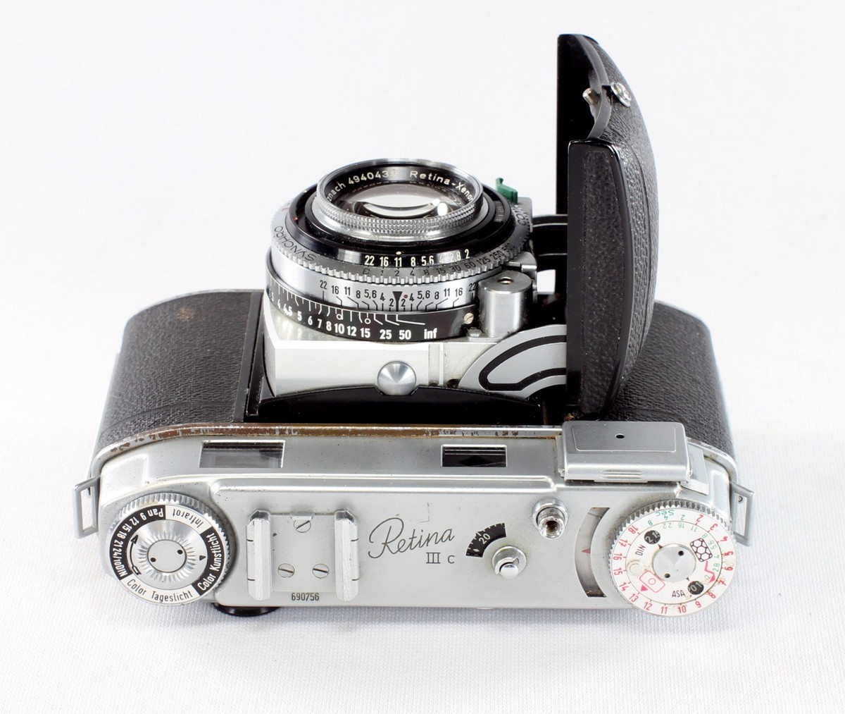Kodak Retina IIIc (small c), #690756, Xenar 2/50mm, Synchro