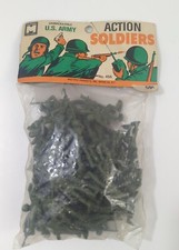 1964 "US ARMY ACTION SOLDIERS" Orig. MULTIPLE TOYMAKERS FIGURES MIP