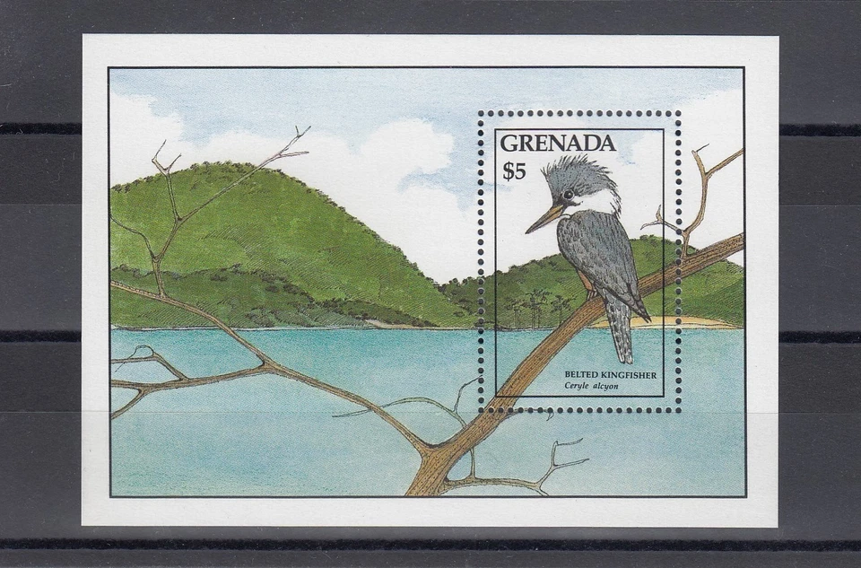 TIMBRE STAMP BLOC ILE GRENADE Y&T#195 OISEAU BIRD NEUF**/MNH-MINT 1988 ~A45 - Photo 1/1