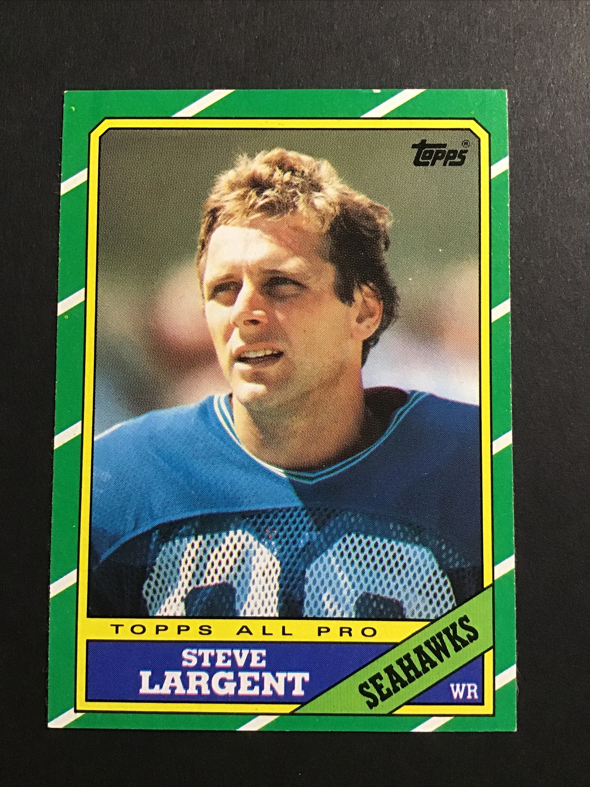 1986 Topps Football #203 Steve Largent  - Very Nice   - 6915