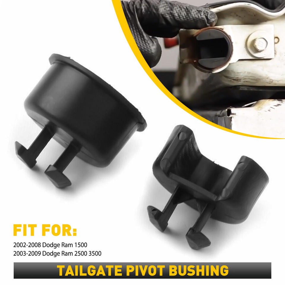 Tailgate Hinge Pivot Bushing Insert Kit for 02-09 Dodge Ram 1500 2500 ...