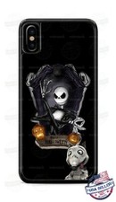 Funda de teléfono Halloween Jack Skellington y Zero para iPhone Samsung A50 LG G8 Google