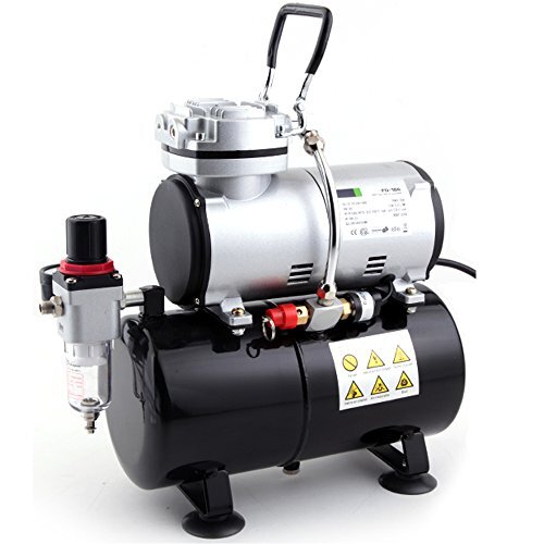 Airbrush Mini Compressor - Cosmetics, Cakes, Nails, Tattoos - Lightweight