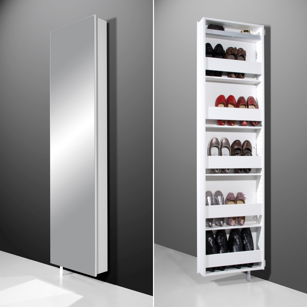 Germania 1189 Drehschrank in Weiß 50x195x18 cm (1189-84) online 