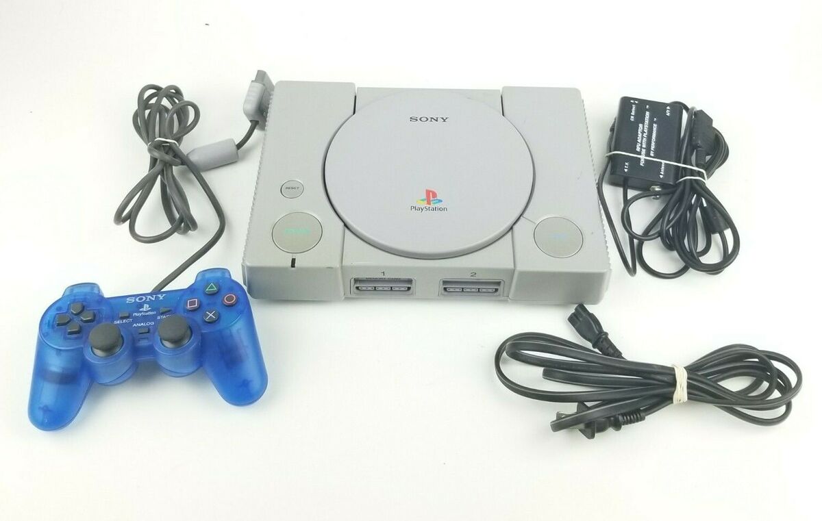 Sony Playstation 1 PS1 Console with Cables & Original Controller Teste –  The Game Island