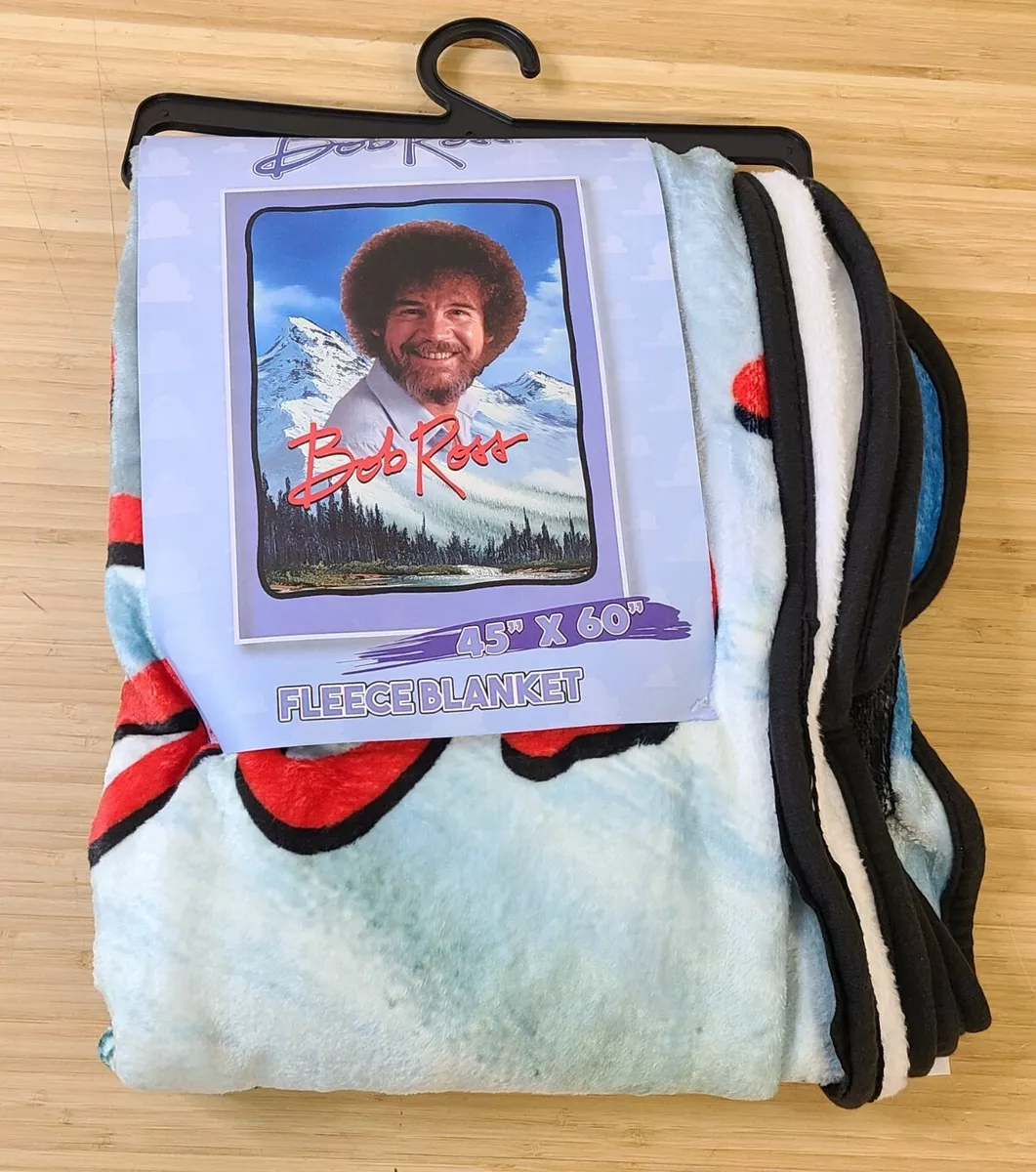 Bob Ross 45x60 Fleece Throw Blanket